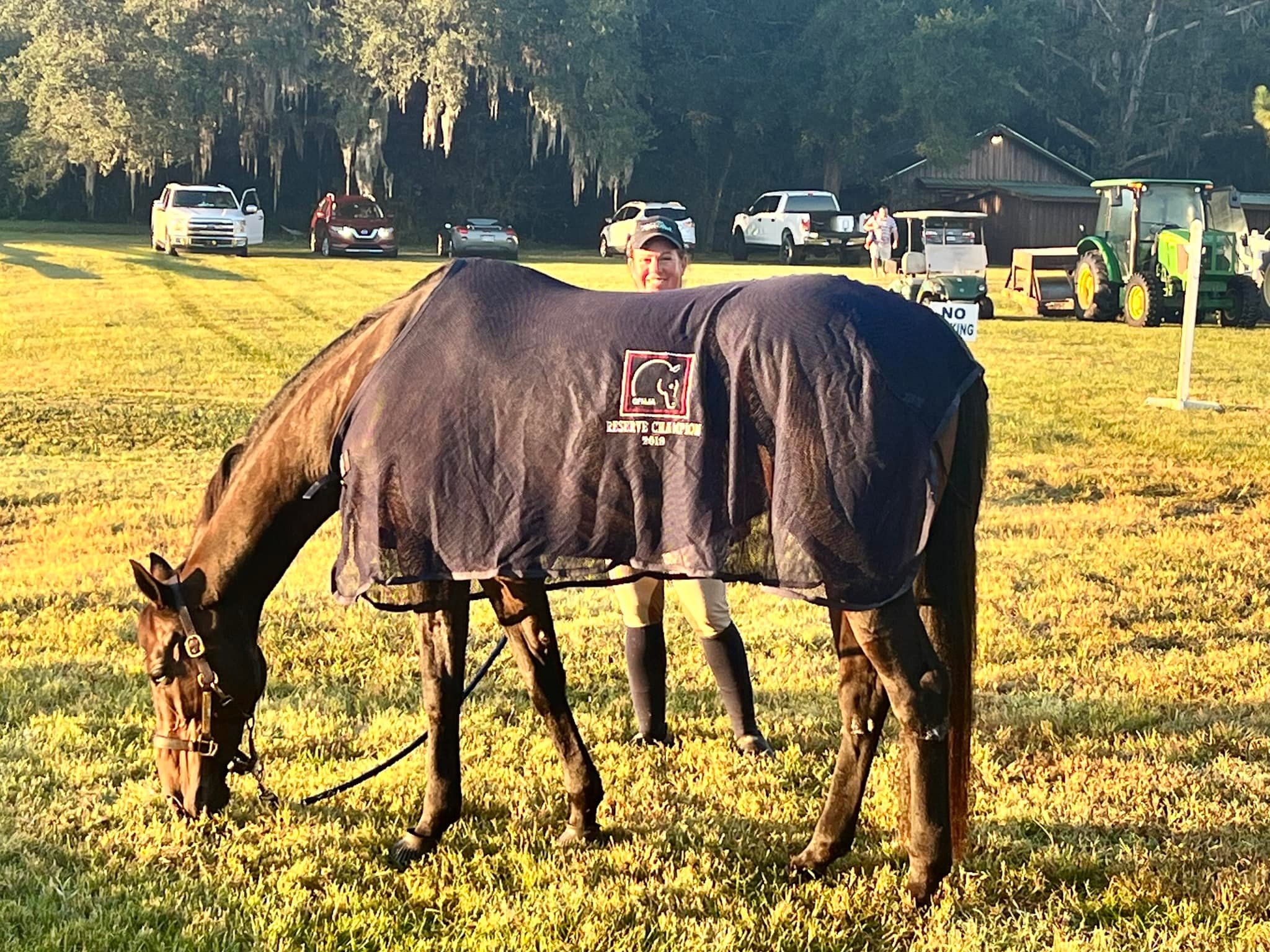 Horse Show morning at The Grand Oaks Resort in Weirsdale, Florida