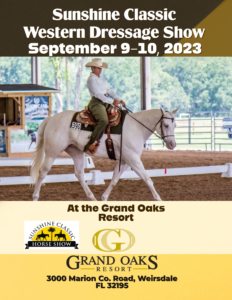 Sunshine Classic Horse Show Western Dressage September 2023