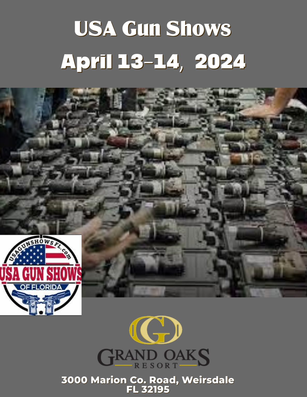 USA Gun Shows April 1314, 2024 The Grand Oaks Resort