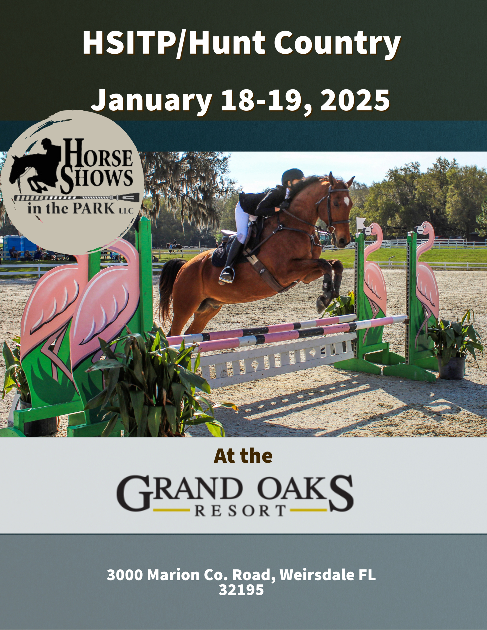 Horse Shows in the Park/Hunt Country Show, January 18-19, 2025