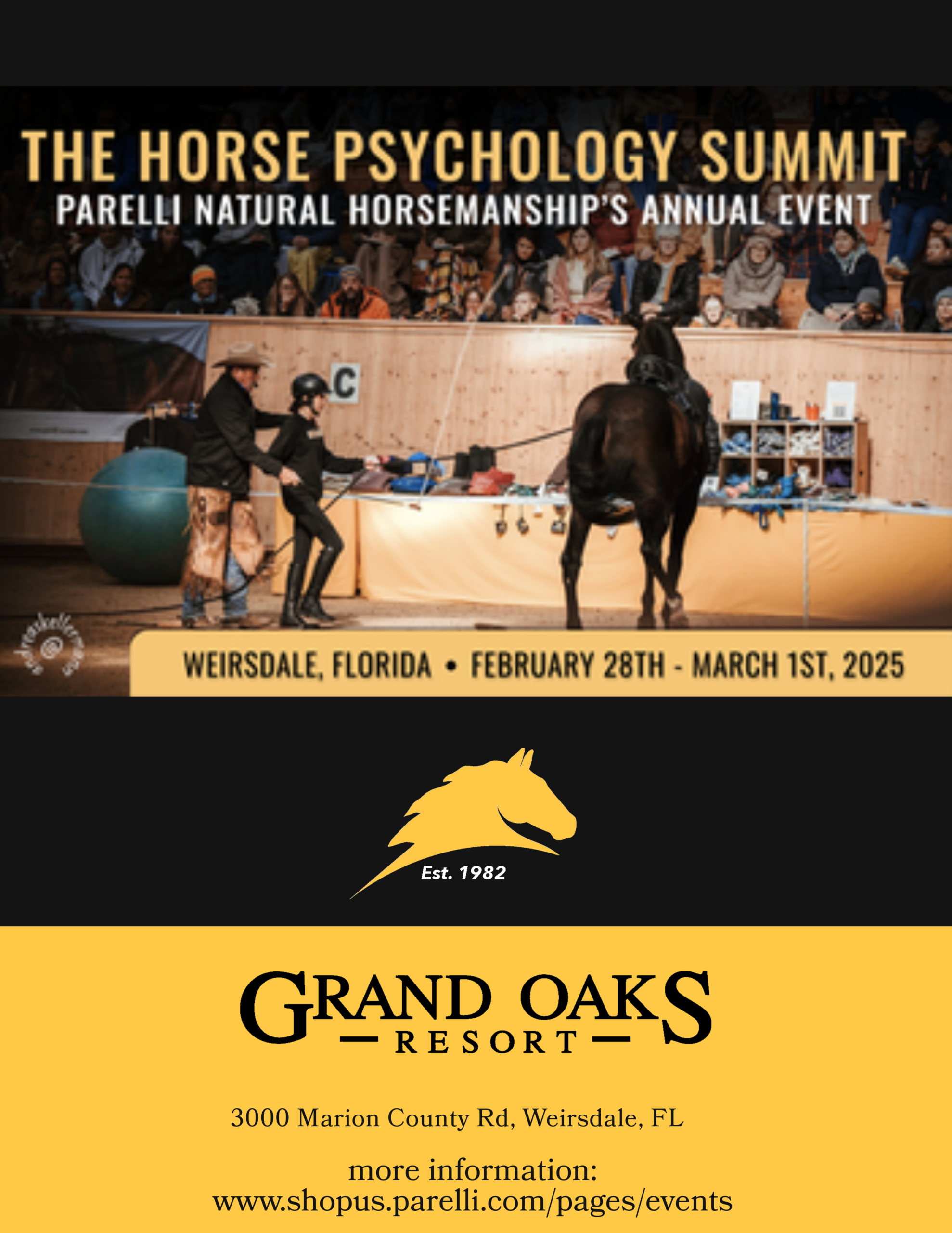 Parelli clinic at the Grand Oaks Resort