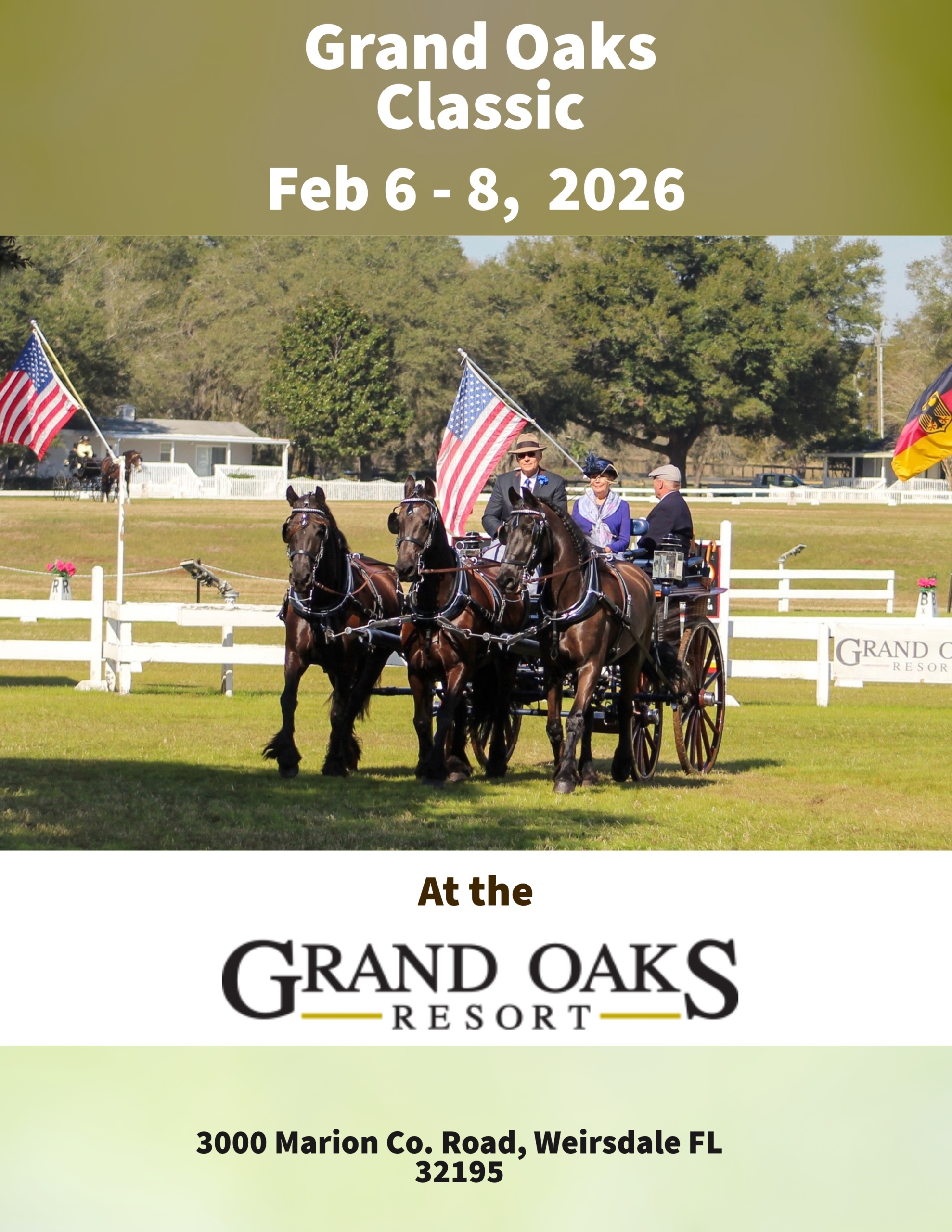 Grand Oaks Classic, February 6-8, 2026