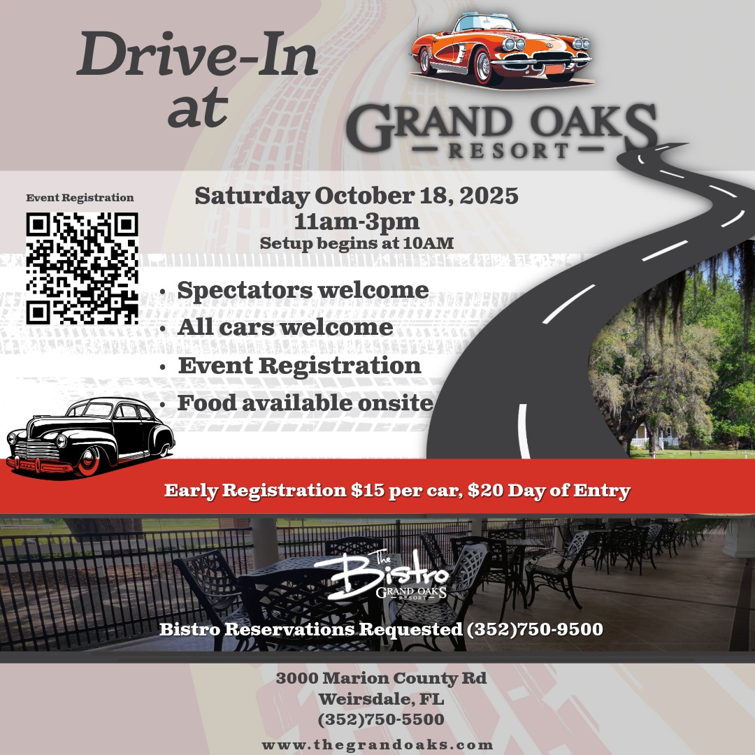 Car show at the Grand Oaks Resort