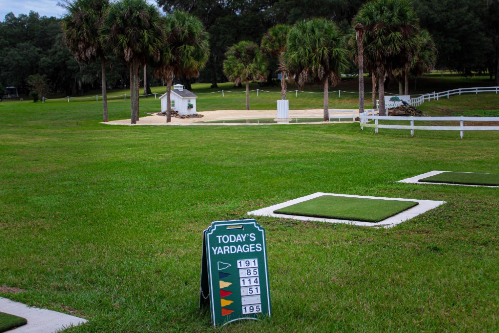 Golf lessons at the Grand Oaks Resort