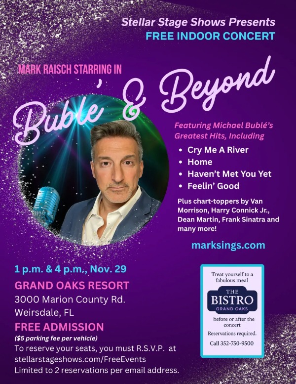 Free Concert at the Grand Oaks Resort