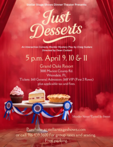 Murder Mystery Dinner at the Grand Oaks Resort