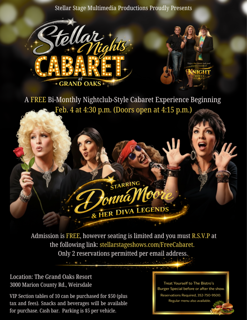 Free entertainment at the Grand Oaks Resort