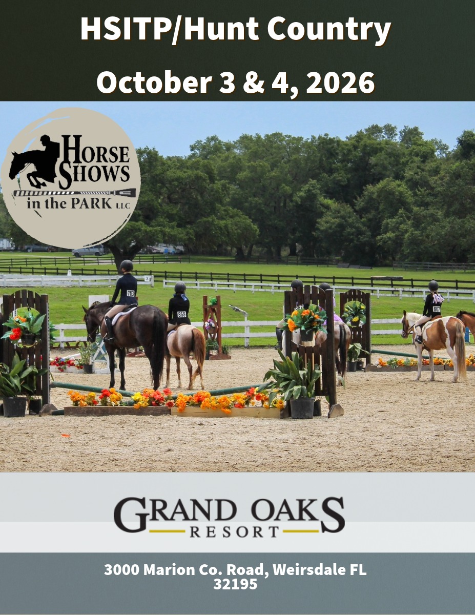 Hunter/jumper horse show near Ocala, Florida