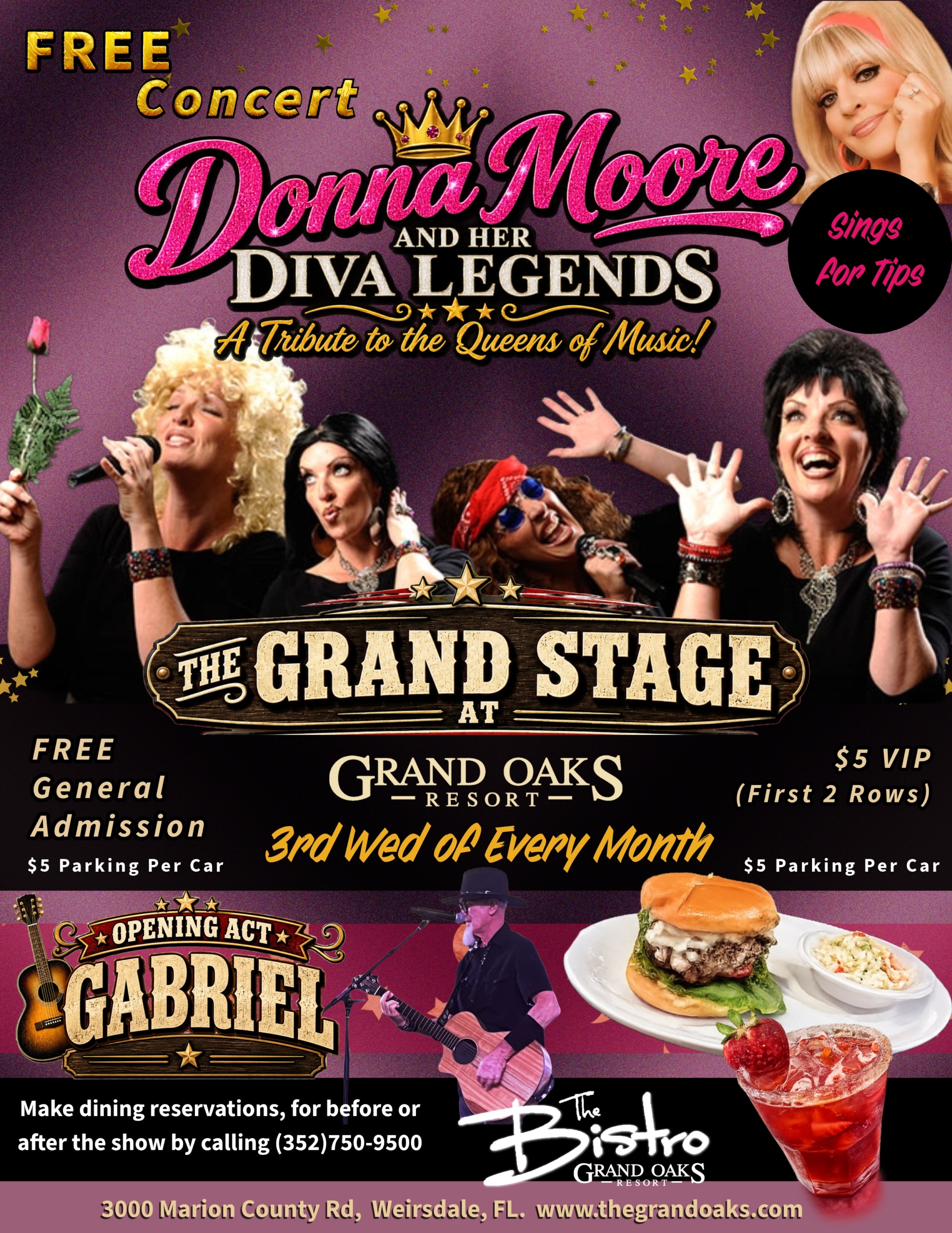 Free concert near The Villages, FL