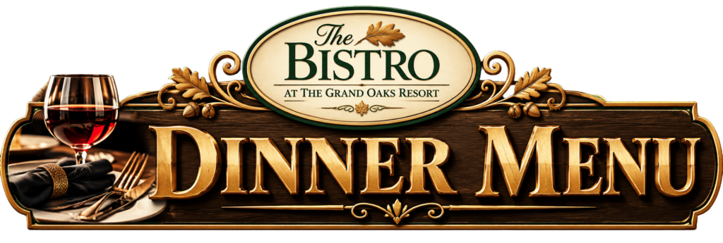 Bistro dinner menu button